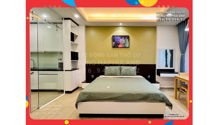 GV. CHDV 18P, TN tới 67 triệu/th. Nhà 180m2, ngang 6.5M, 5T, hẻm 8M, gần Lotte Mart.